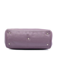 Gucci Medium Calfskin Bamboo Shopper Satchel