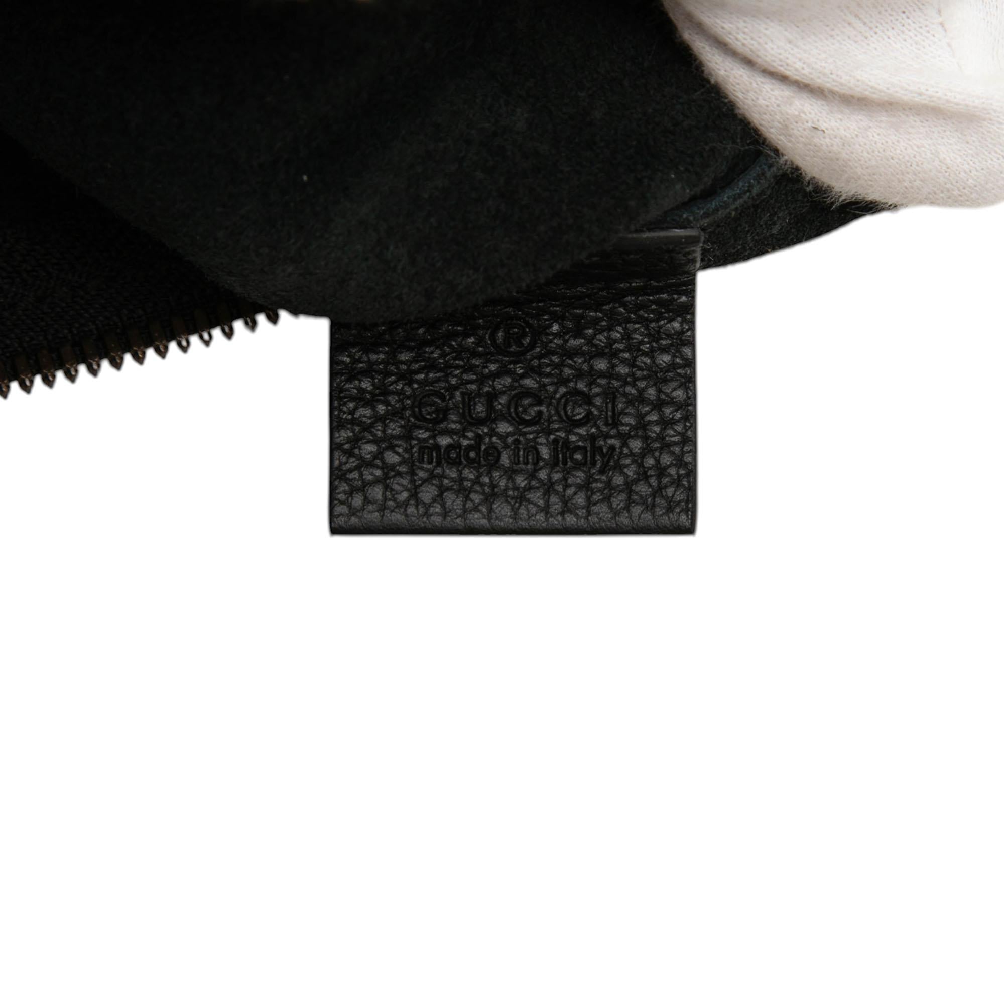 Gucci Medium Calfskin Logo Portfolio Clutch