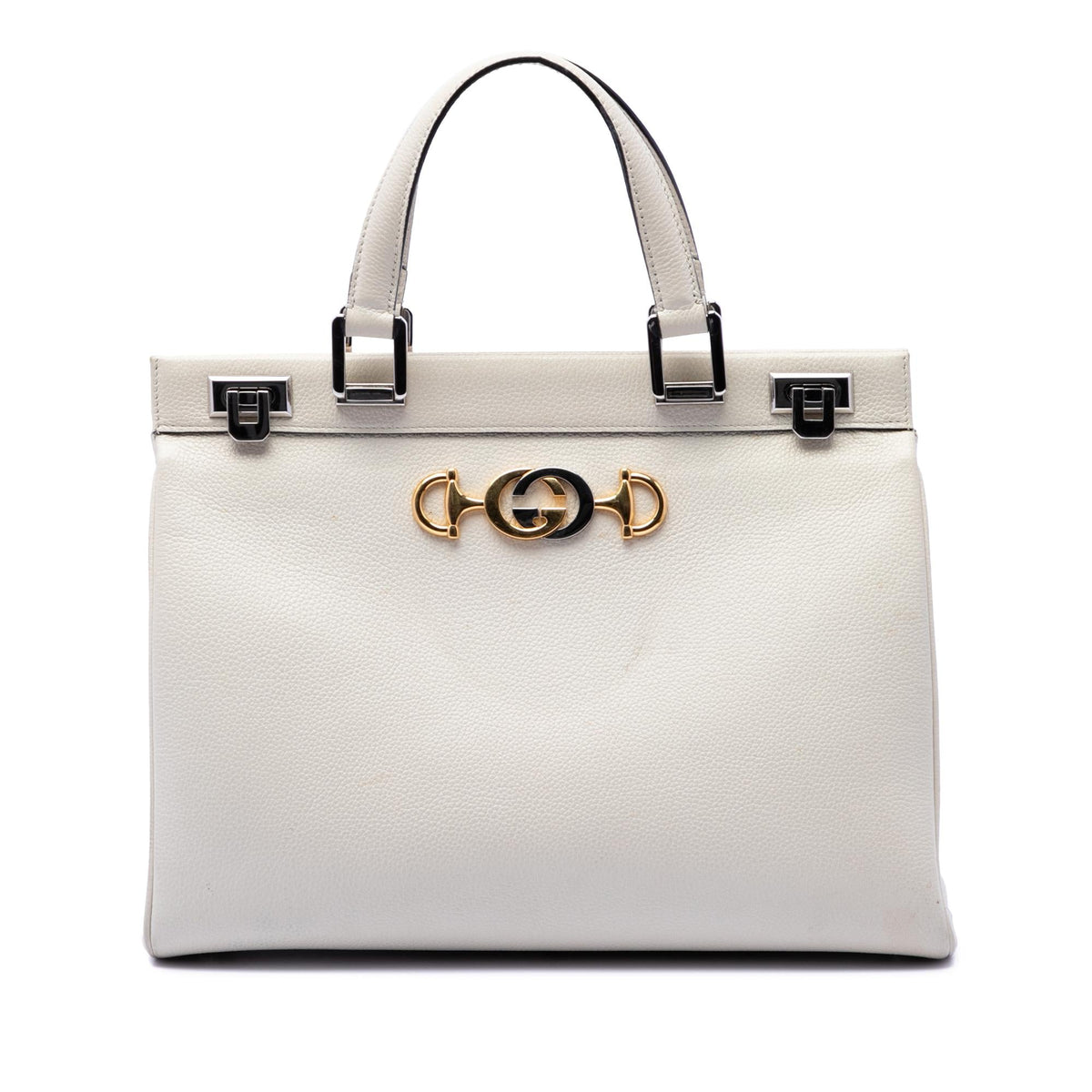 Gucci Medium Calfskin Zumi Top Handle Bag