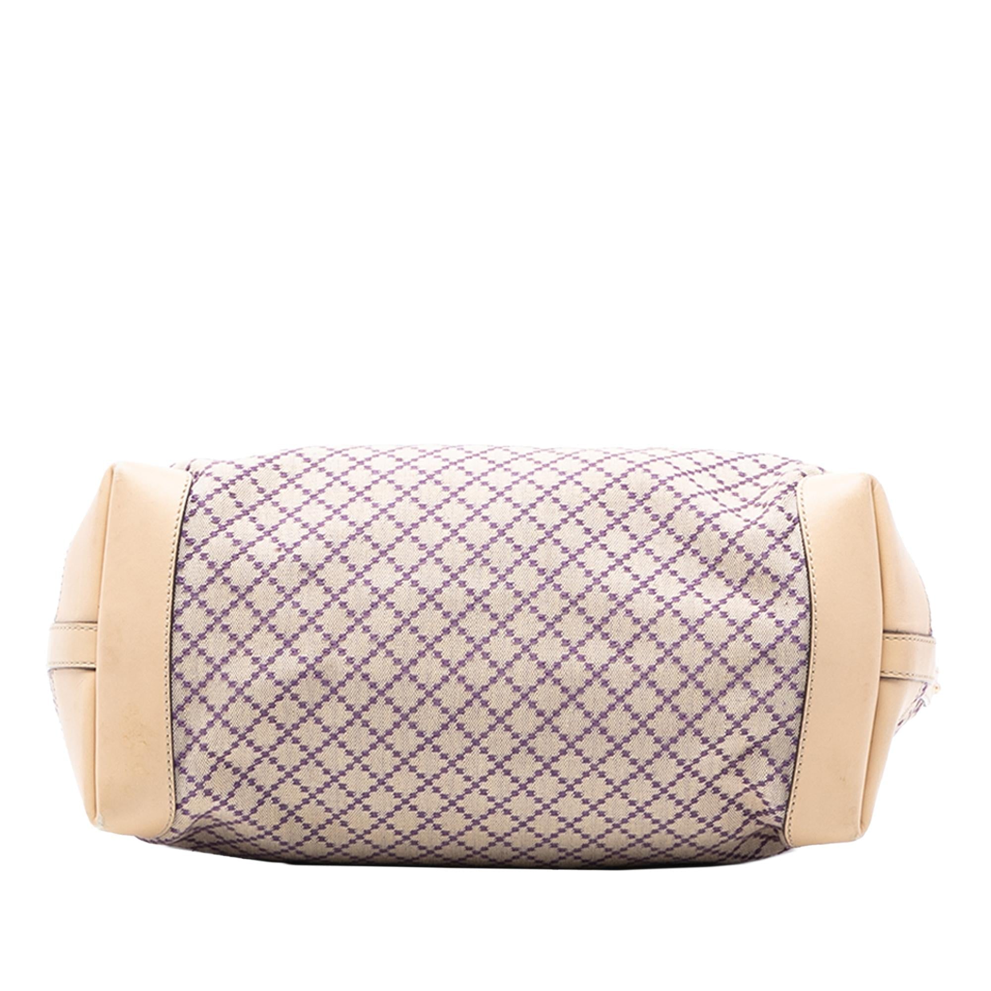 Gucci Medium Diamante Canvas Craft Tote