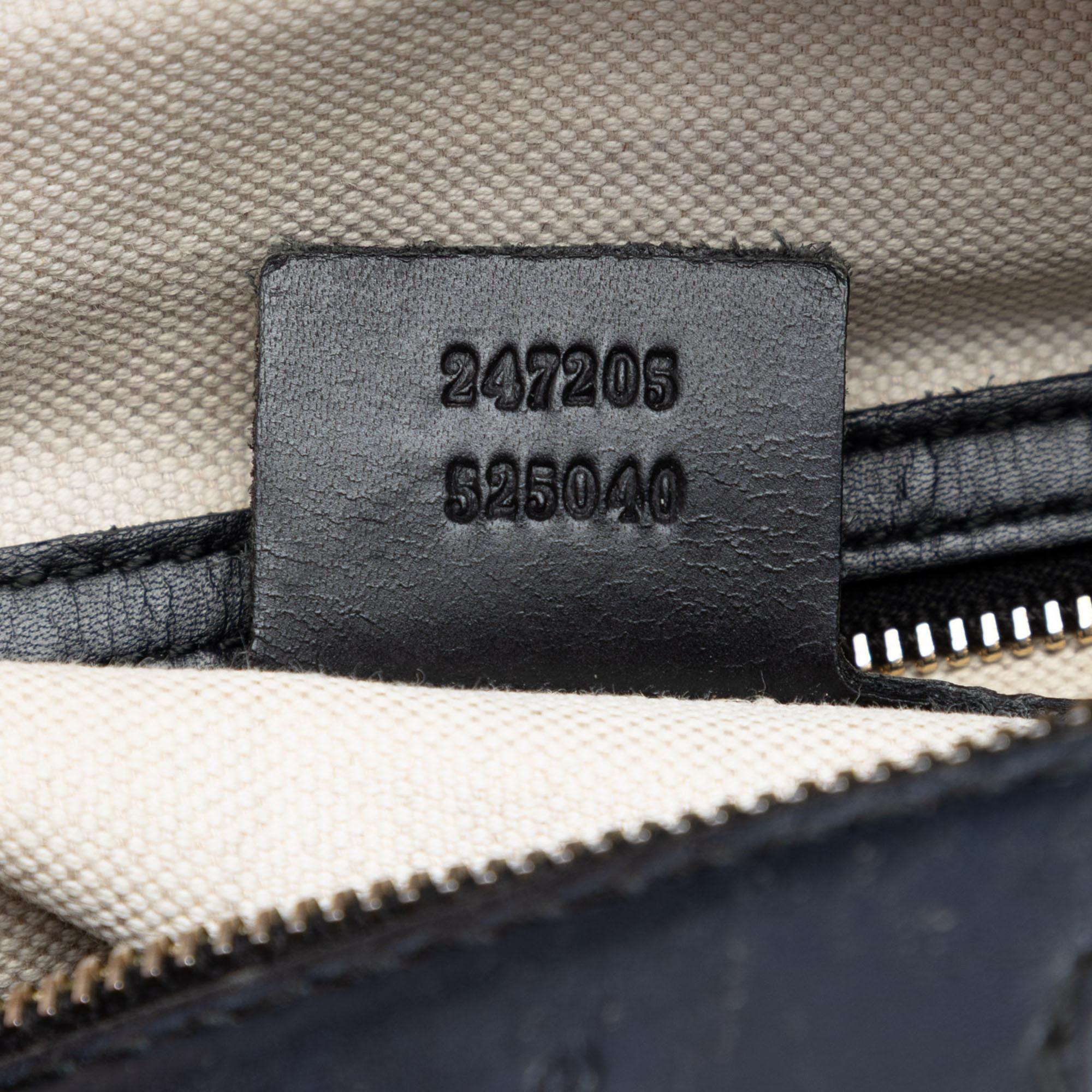 Gucci Medium Diamante Canvas Web Joy Boston Bag