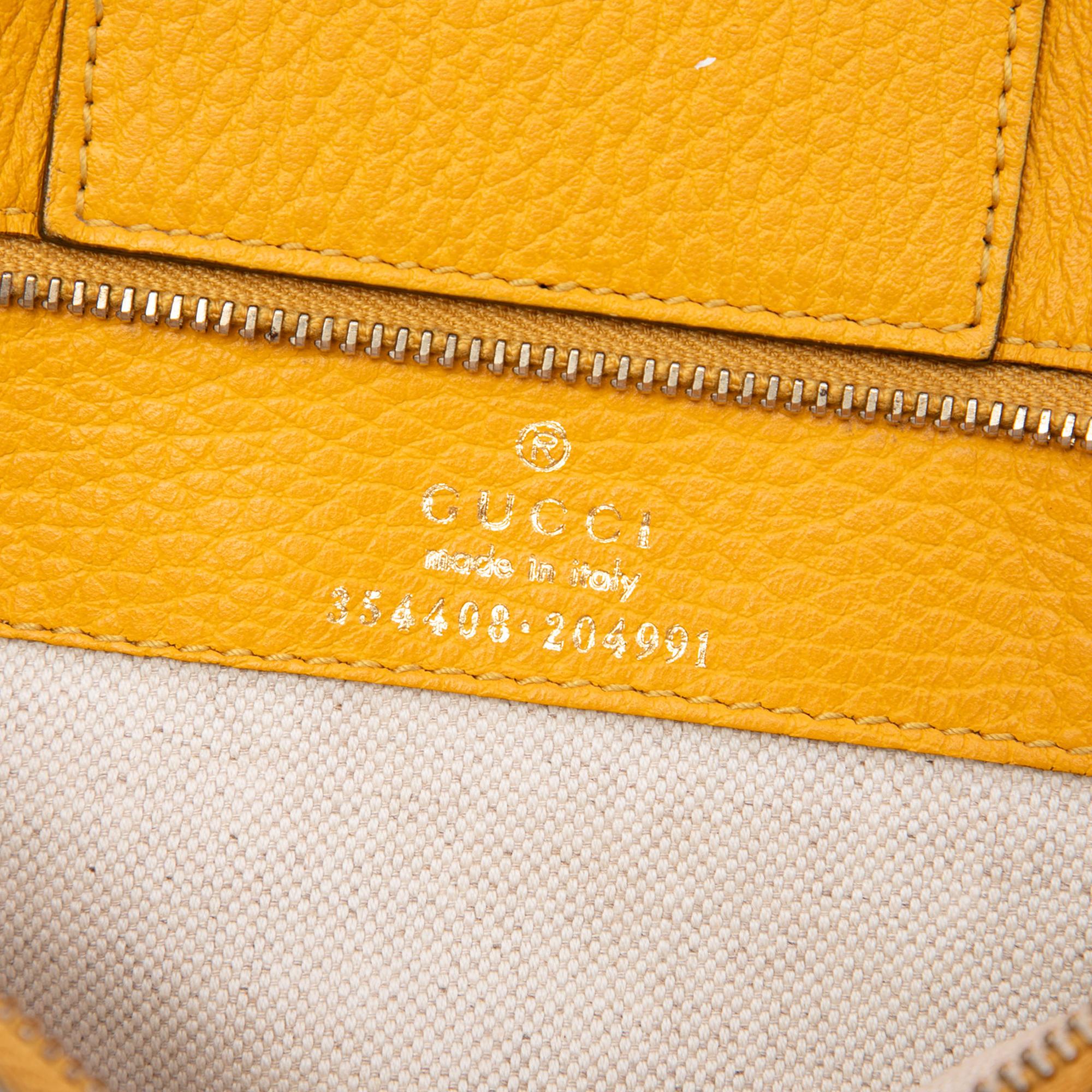 Gucci Medium Dollar Calfskin Swing Tote