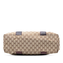 Gucci Medium GG Canvas Bamboo Libeccio Tote