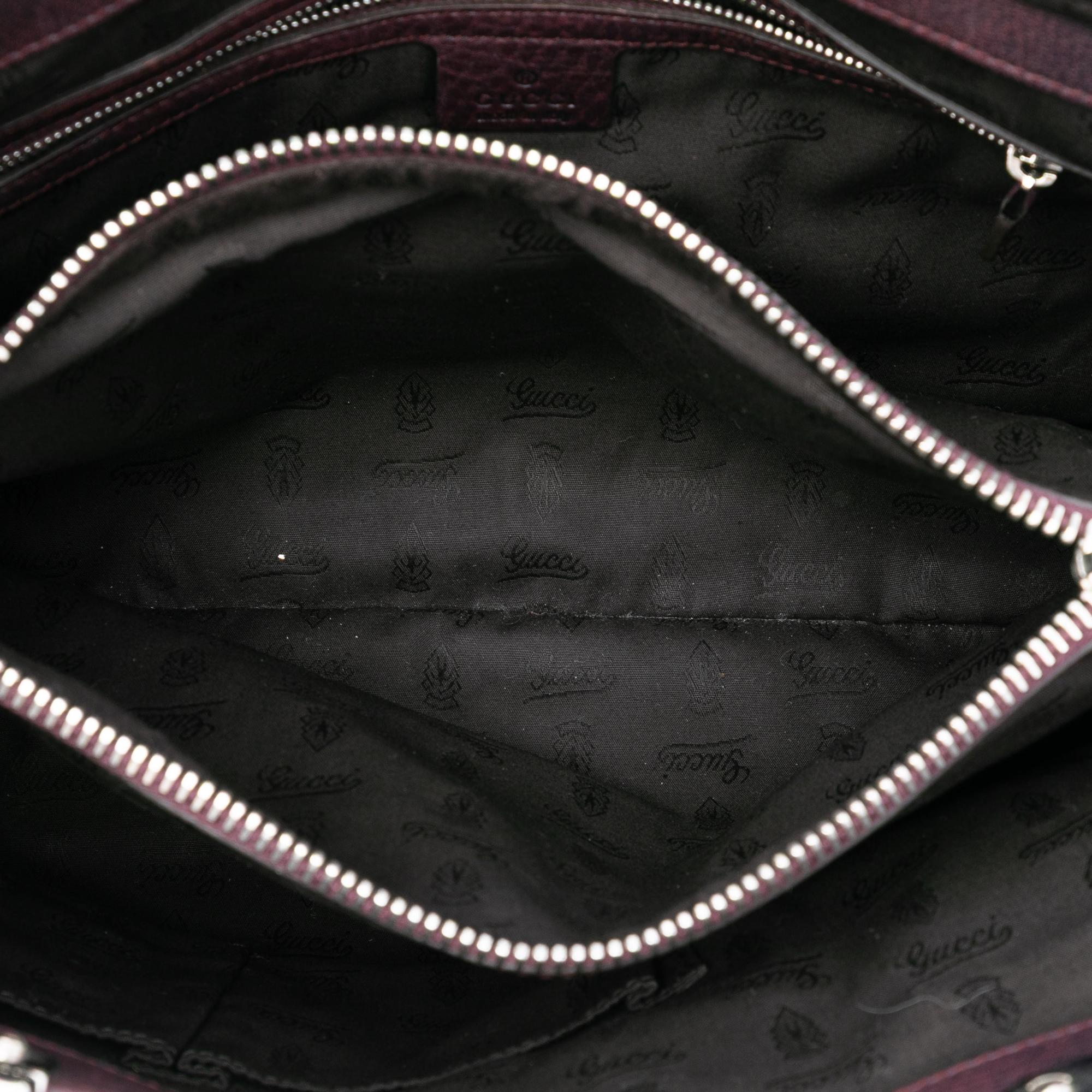 Gucci Medium GG Canvas Bamboo Libeccio Tote