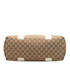 Gucci Medium GG Canvas Bamboo Libeccio Tote