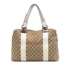 Gucci Medium GG Canvas Bamboo Libeccio Tote