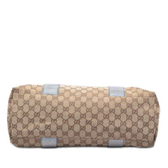 Gucci Medium GG Canvas Bamboo Libeccio Tote