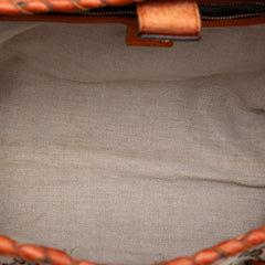 Gucci Medium GG Canvas Bamboo Tassel Tote