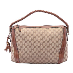 Gucci Medium GG Canvas Bella Shoulder Bag