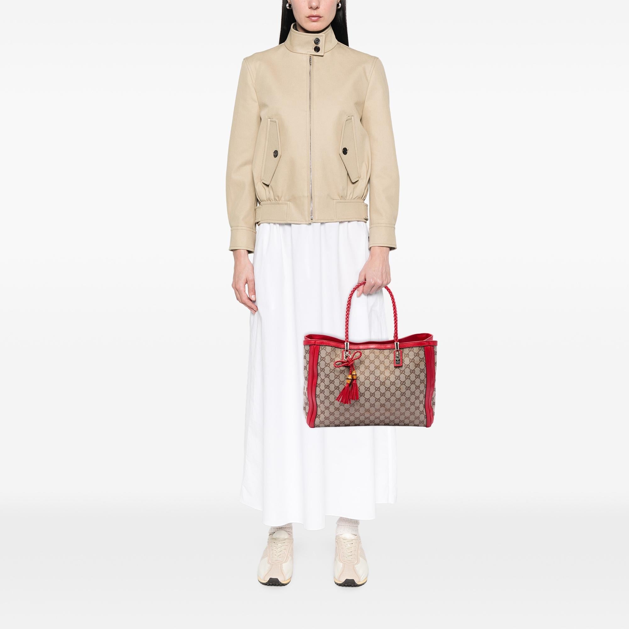 Gucci Medium GG Canvas Bella Tote