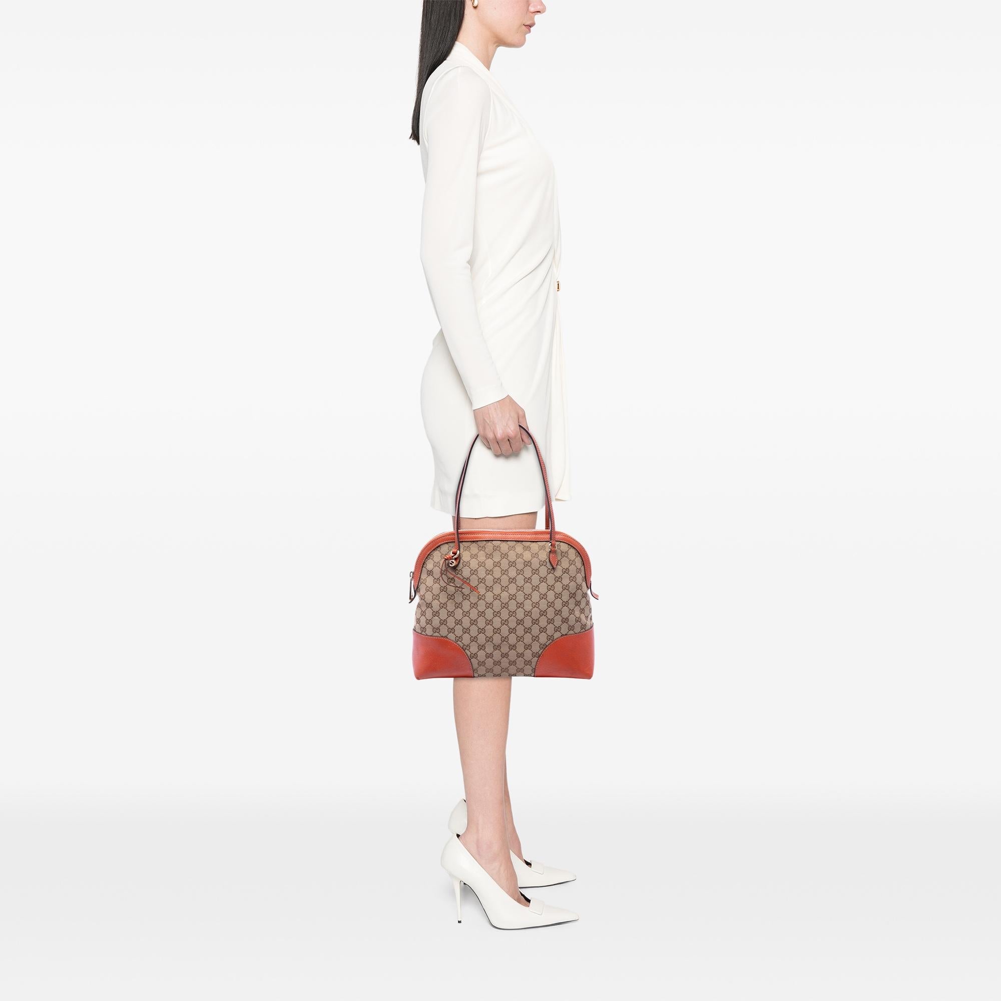 Gucci Medium GG Canvas Bree Dome Tote