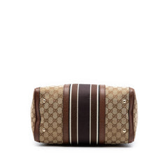 Gucci Medium GG Canvas Web Joy Boston Bag