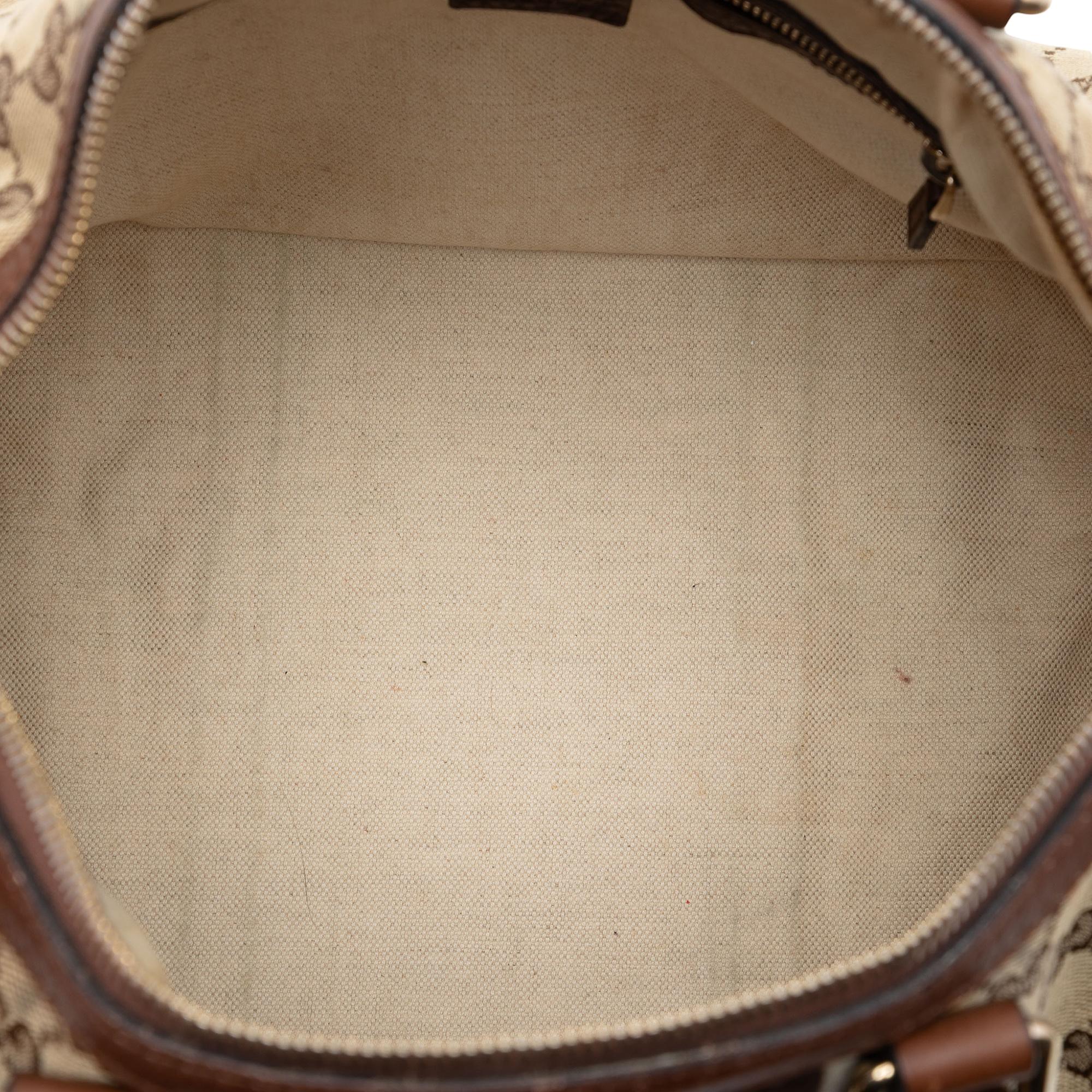 Gucci Medium GG Canvas Web Joy Boston Bag