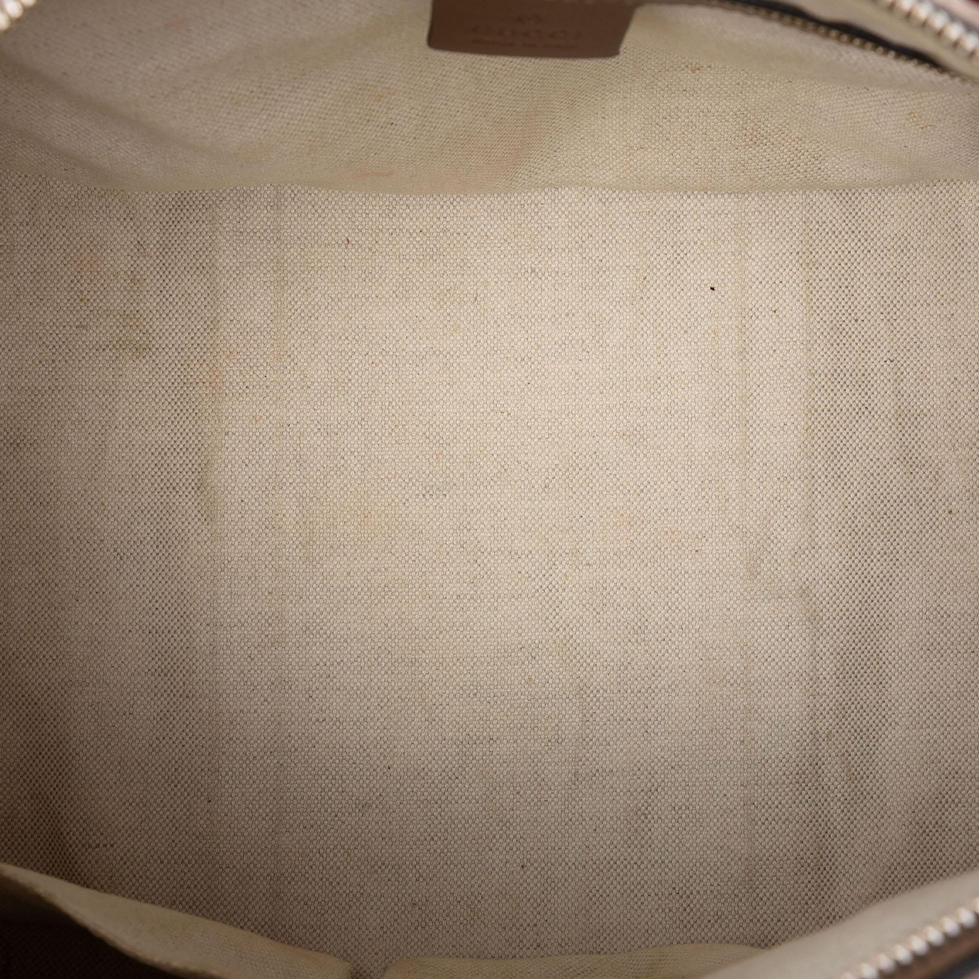 Gucci Medium GG Canvas Web Joy Boston Bag