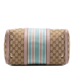 Gucci Medium GG Canvas Web Joy Boston Bag