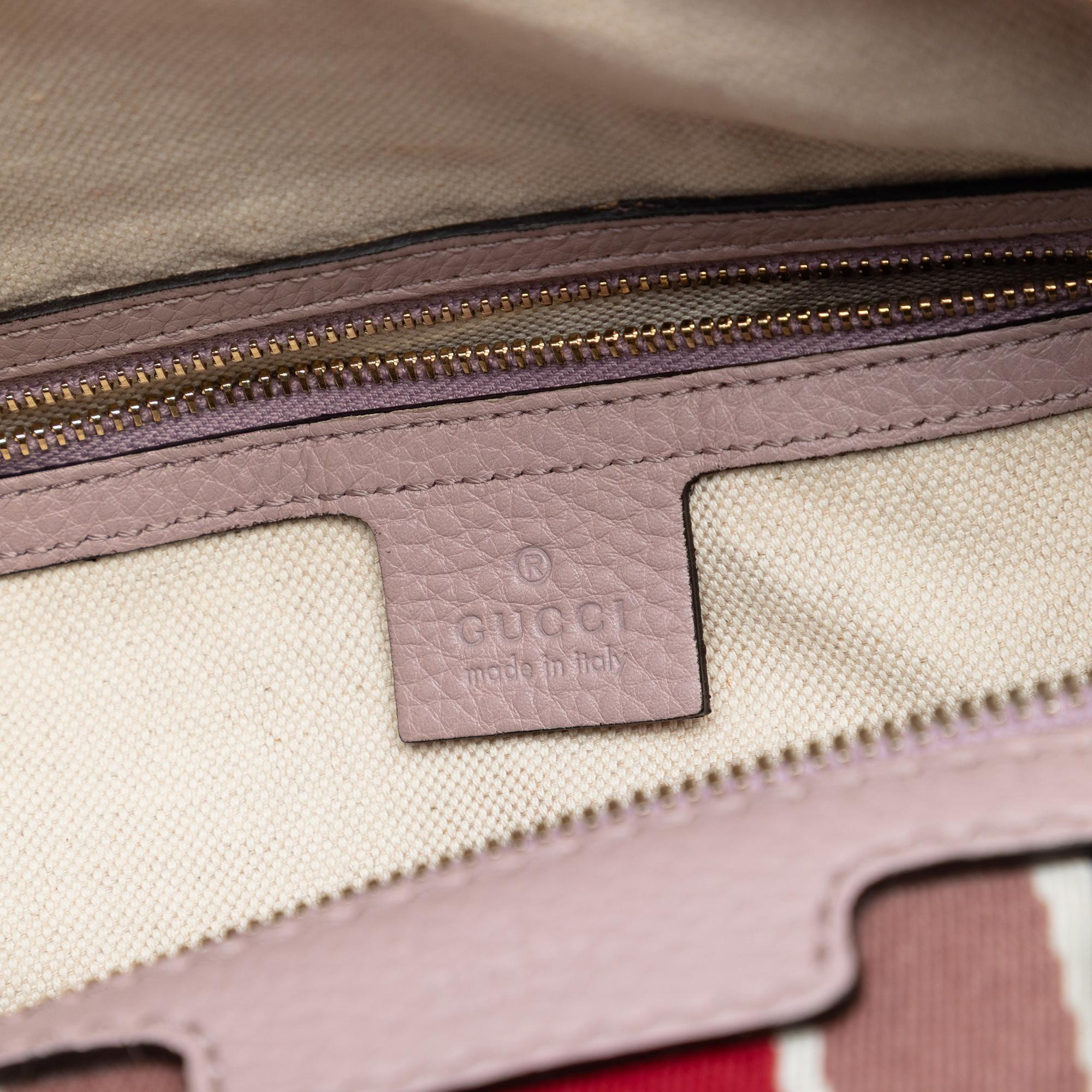 Gucci Medium GG Canvas Web Joy Boston Bag