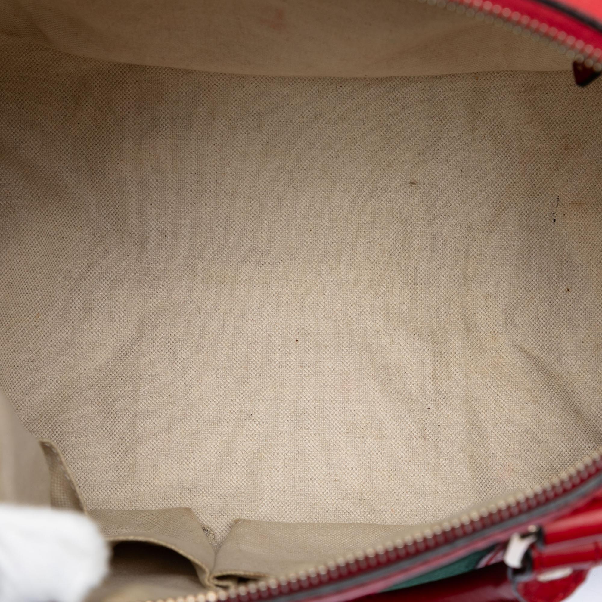 Gucci Medium GG Canvas Web Joy Boston Bag