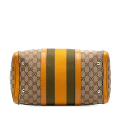 Gucci Medium GG Canvas Web Joy Boston Bag