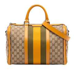Gucci Medium GG Canvas Web Joy Boston Bag