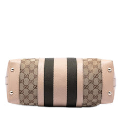 Gucci Medium GG Canvas Web Shoulder Bag