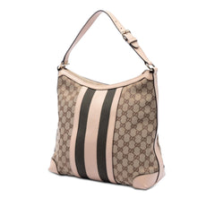 Gucci Medium GG Canvas Web Shoulder Bag