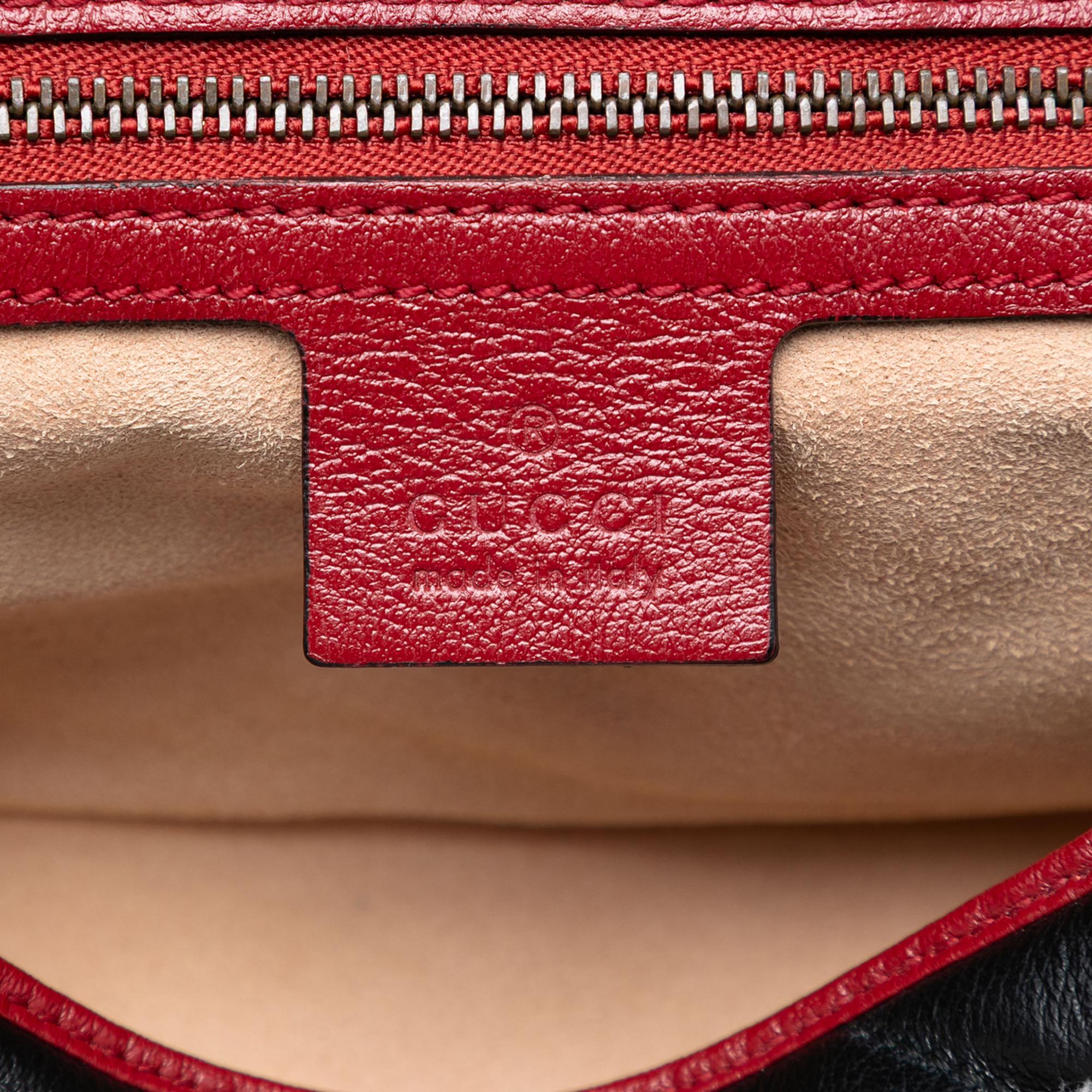 Gucci Medium GG Marmont Matelasse Diagonal Leather Torchon Shoulder Bag
