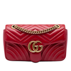 Gucci Medium GG Marmont Matelasse Leather Shoulder Bag