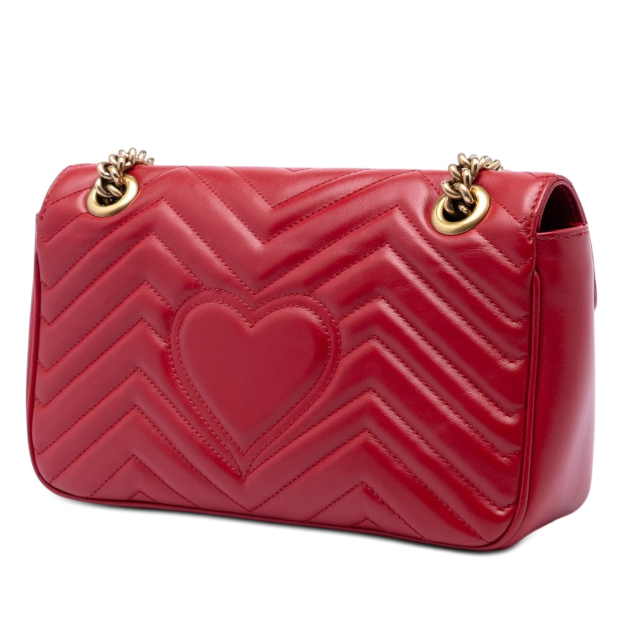 Gucci Medium GG Marmont Matelasse Leather Shoulder Bag