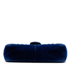 Gucci Medium GG Marmont Matelasse Velvet Shoulder Bag