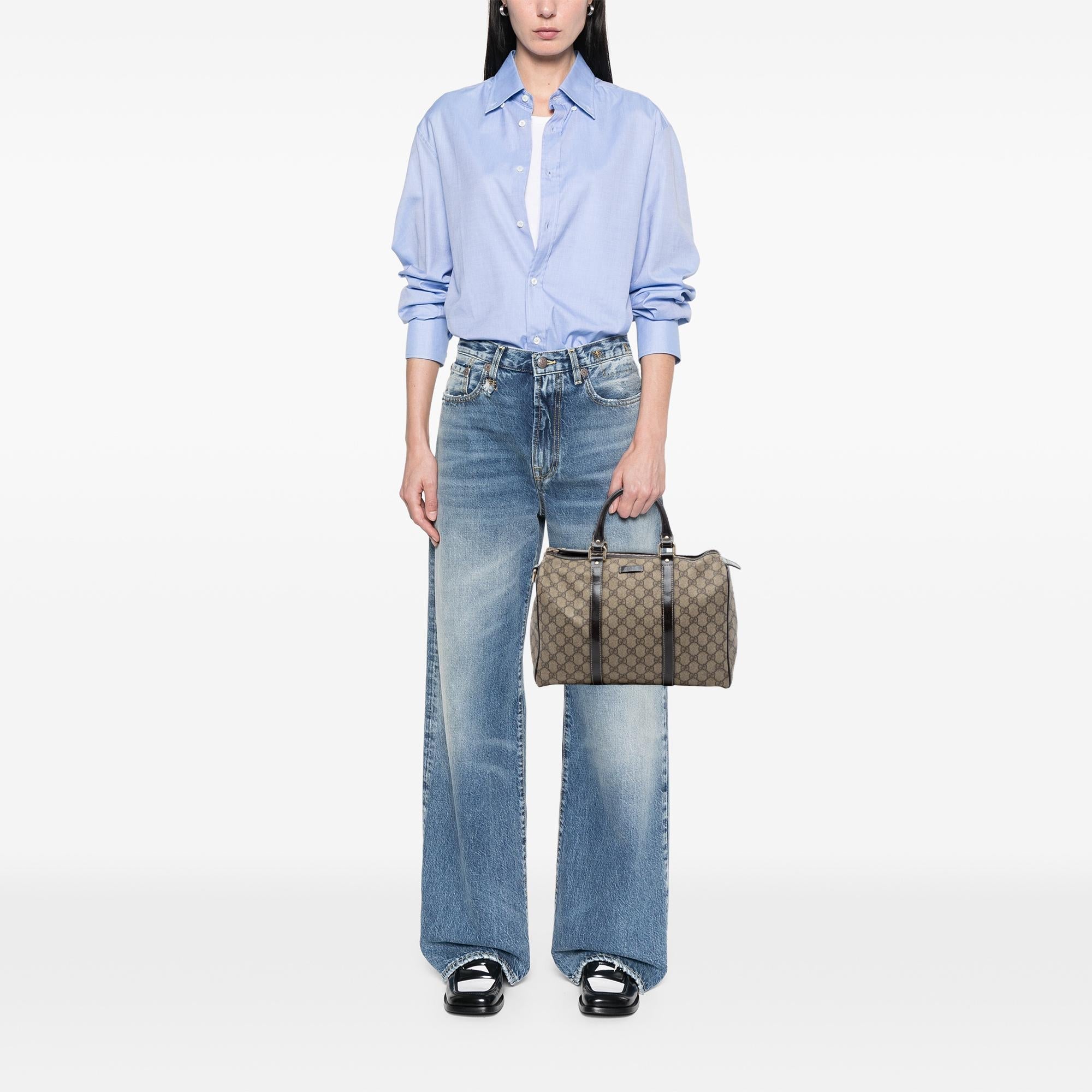 Gucci Medium GG Supreme Joy Boston Bag