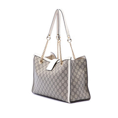 Gucci Medium GG Supreme Padlock Tote