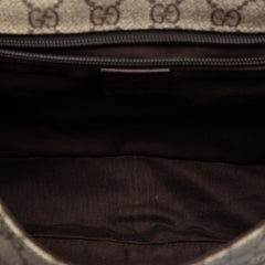 Gucci Medium GG Supreme Web Flap Messenger Bag