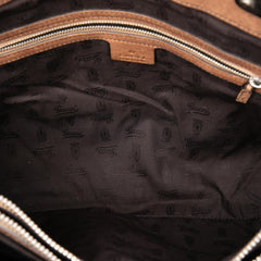 Gucci Medium Guccissima Trimmed Leather Bamboo Libeccio Tote