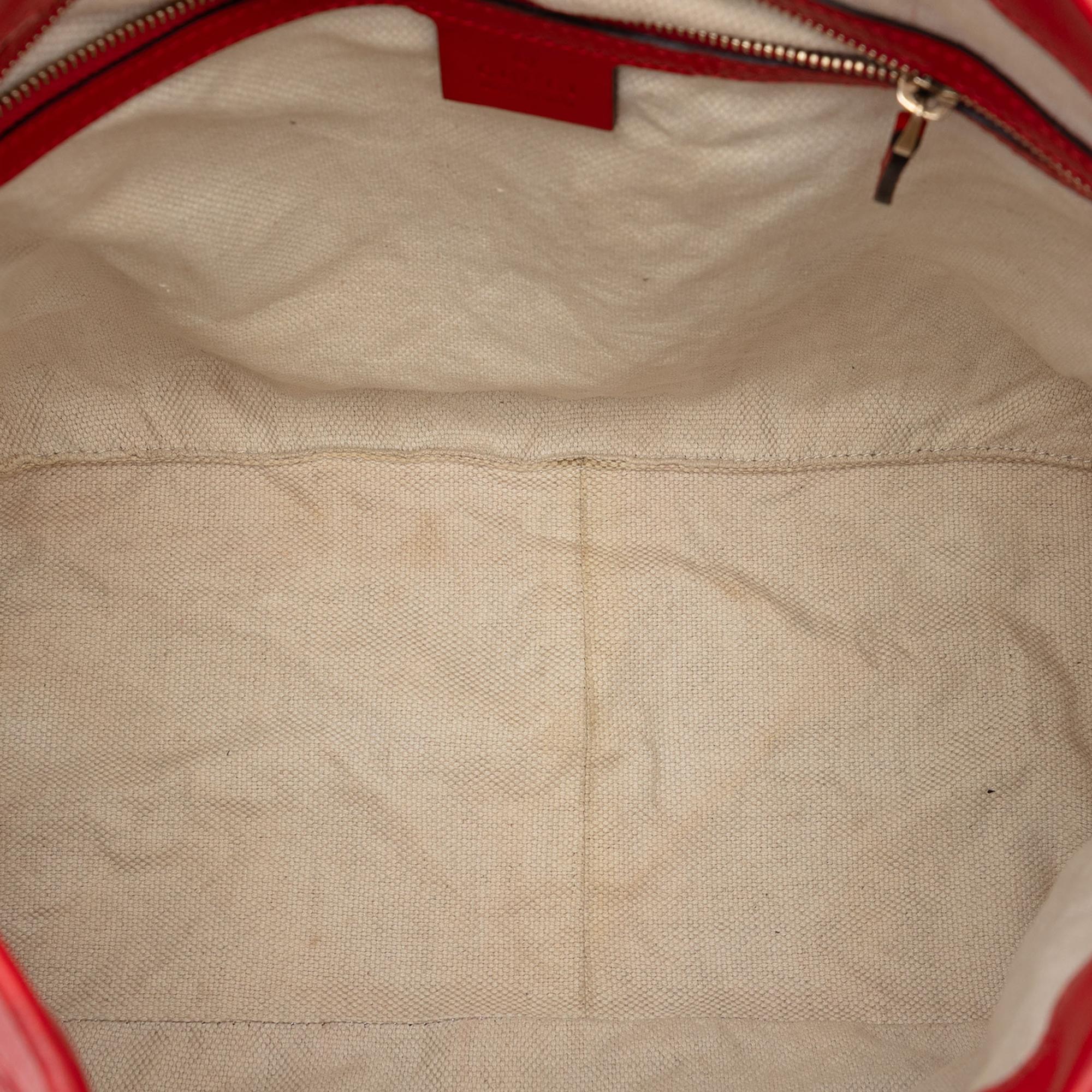 Gucci Medium Guccissima Valentine Top Handle Bag