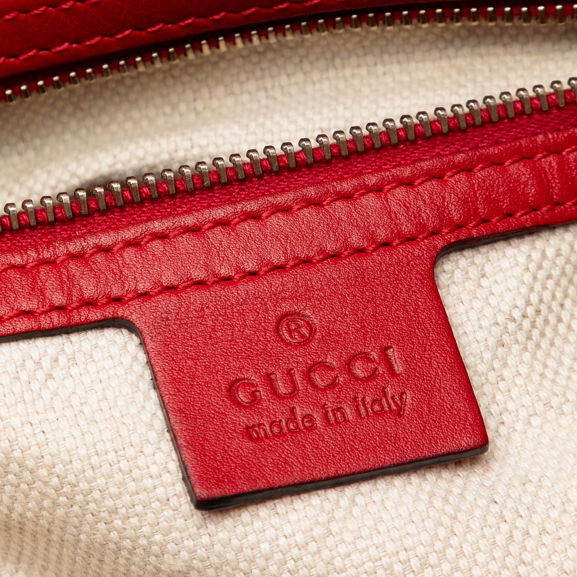 Gucci Medium Guccissima Valentine Top Handle Bag