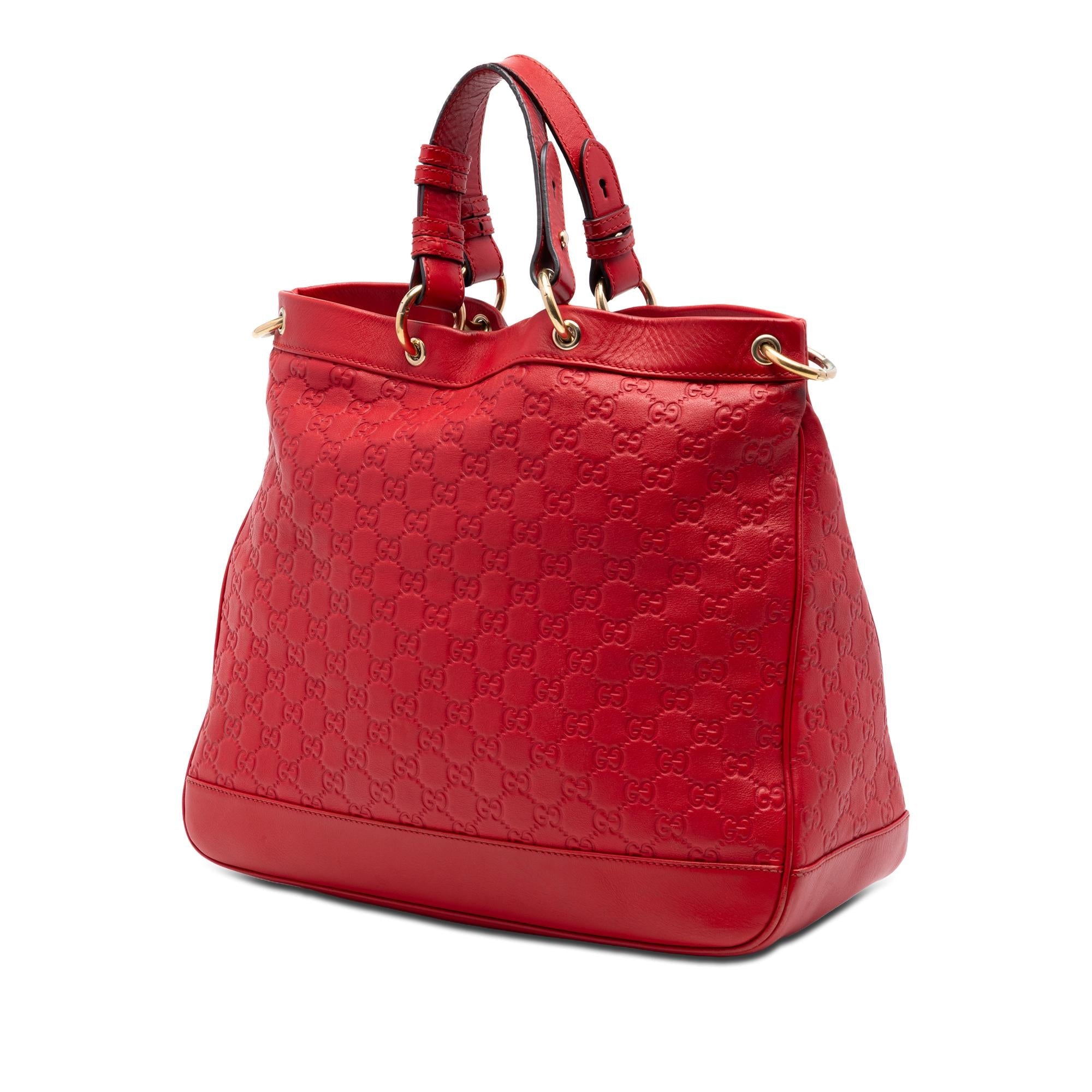 Gucci Medium Guccissima Valentine Top Handle Bag