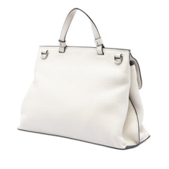 Gucci Medium Leather Bamboo Daily Satchel