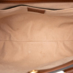 Gucci Medium Leather Bamboo Diana Satchel