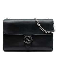 Gucci Medium Leather Dollar Interlocking G Crossbody