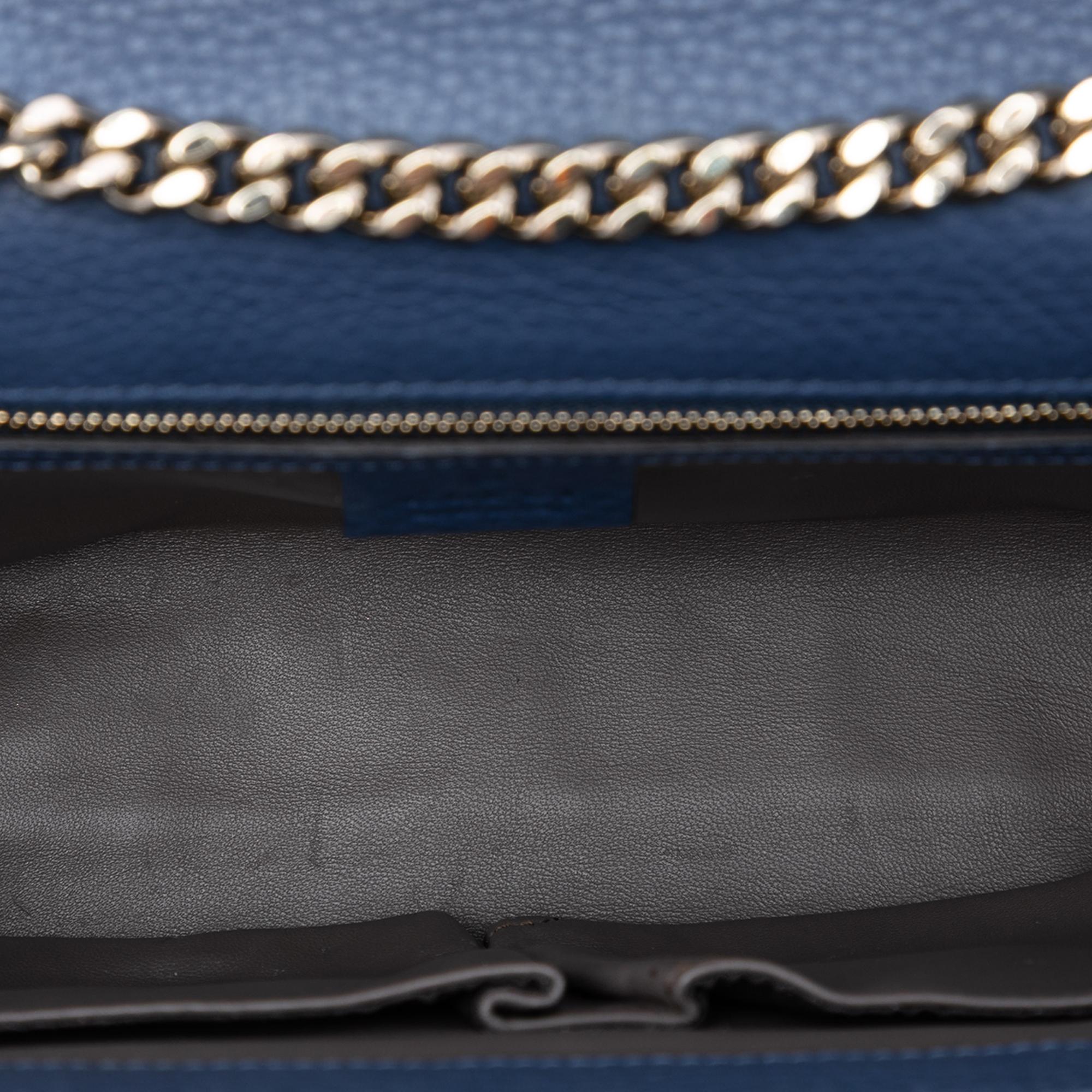 Gucci Medium Leather Miss Bamboo Crossbody