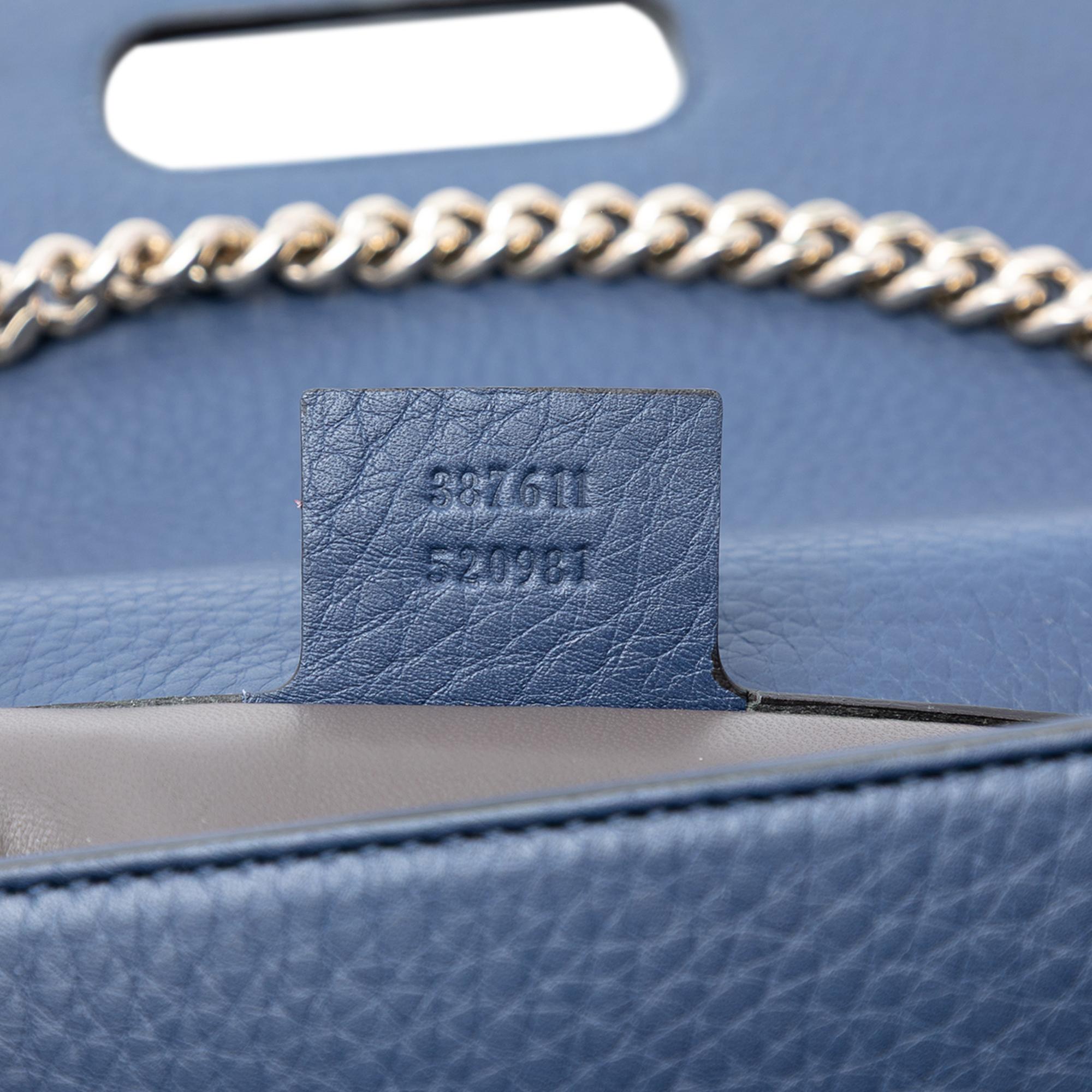 Gucci Medium Leather Miss Bamboo Crossbody