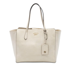 Gucci Medium Leather Swing Tote