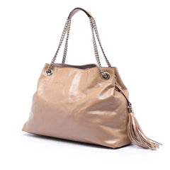 Gucci Medium Patent Soho Chain Tote