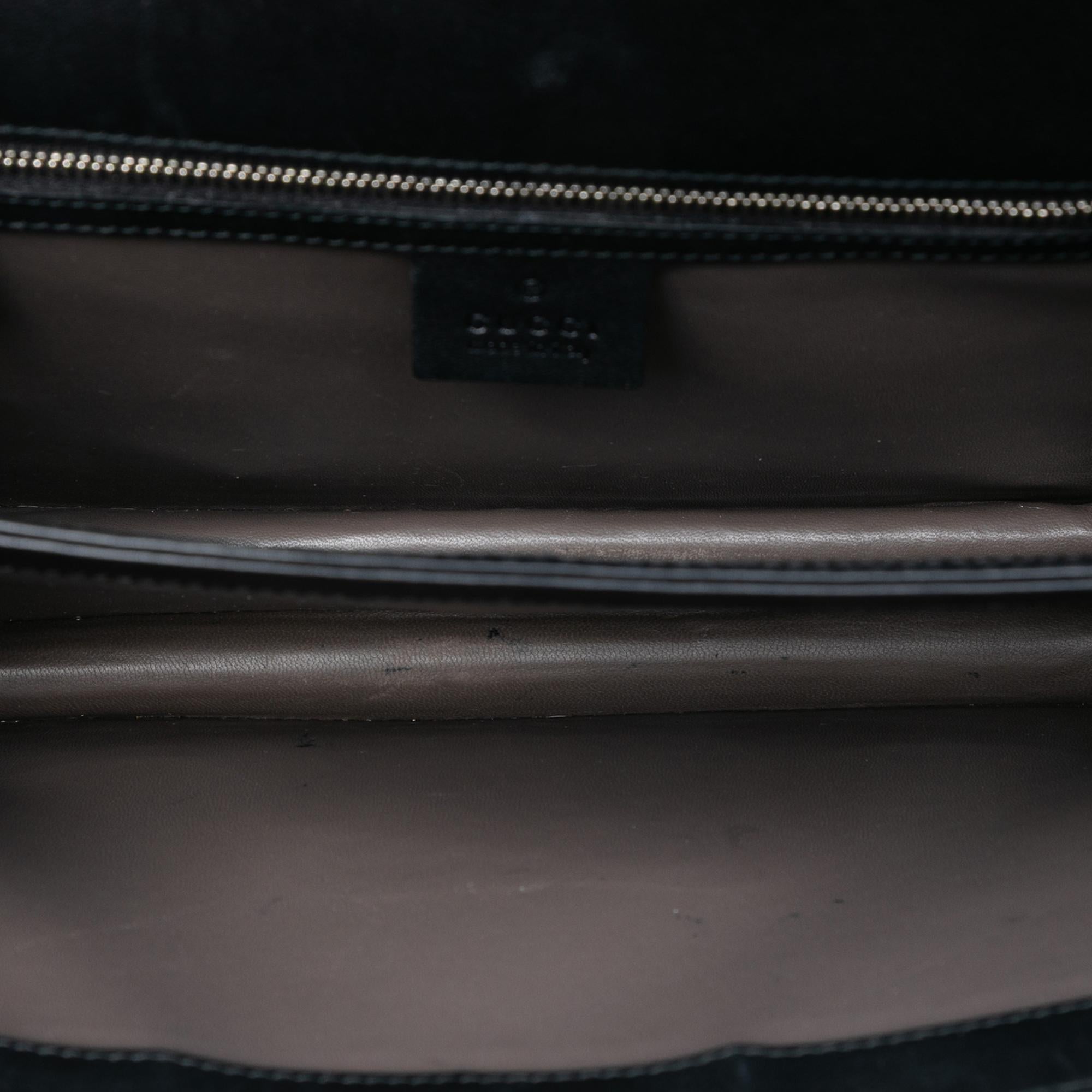 Gucci Medium Polished Calfskin Dollar Interlocking G Crossbody