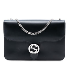 Gucci Medium Polished Calfskin Dollar Interlocking G Crossbody
