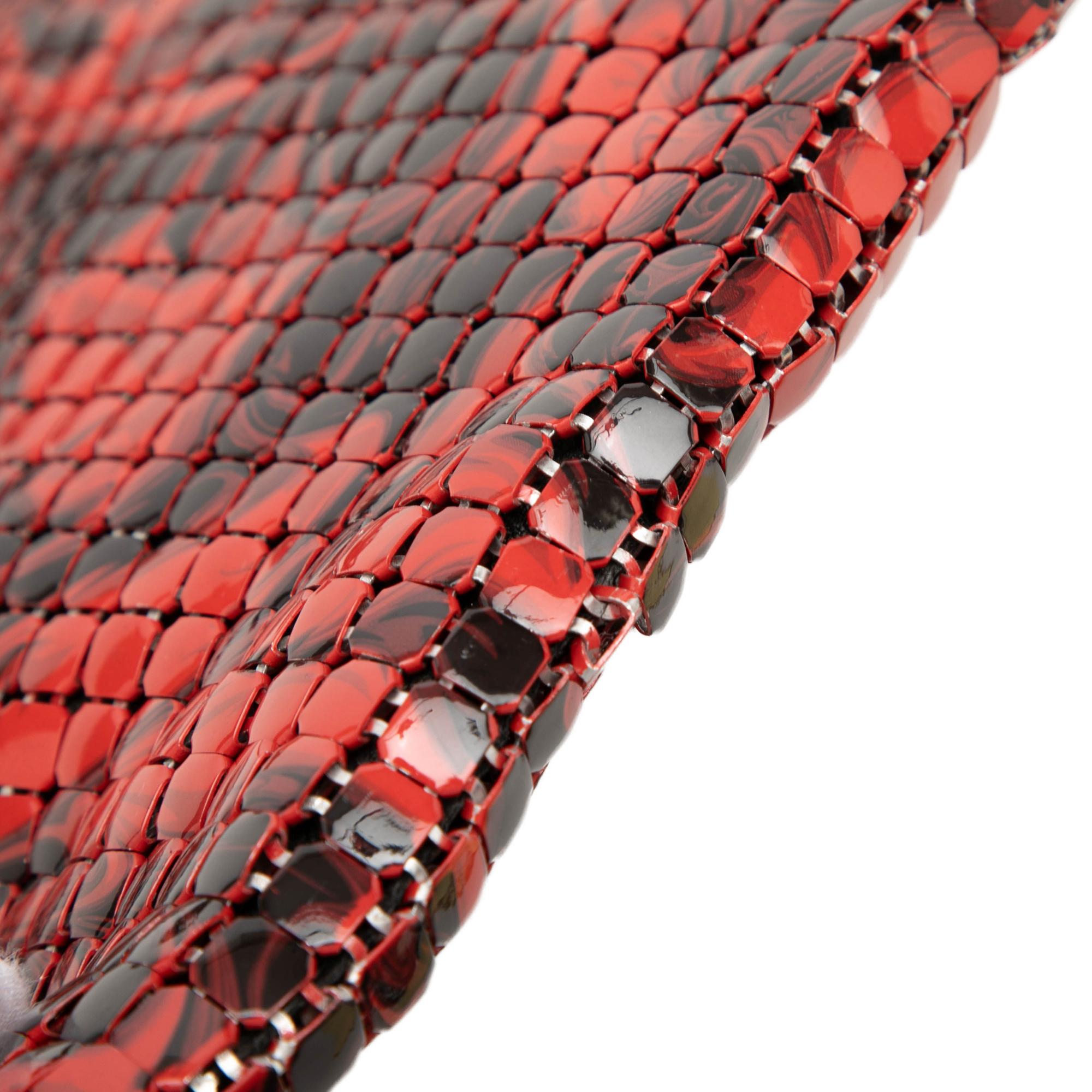 Gucci Metal Abstact Lava  Chainmail Shoulder Bag