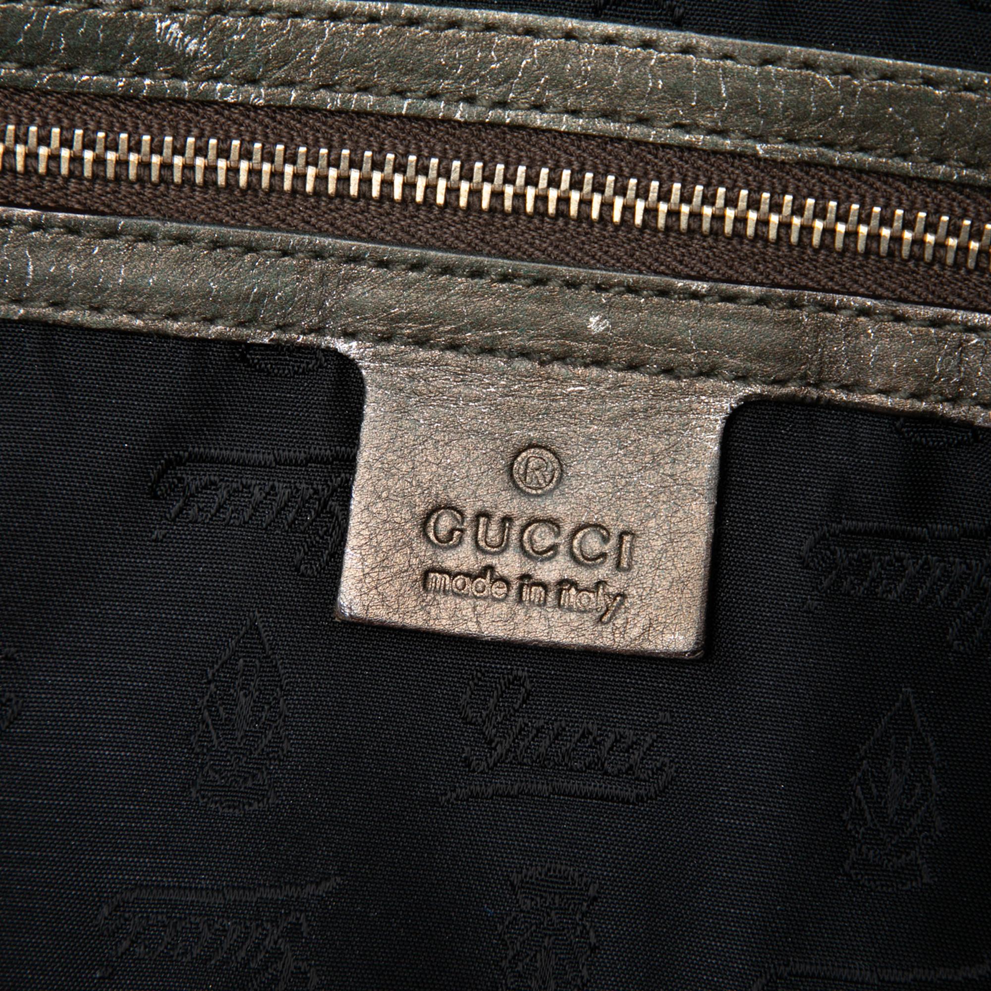 Gucci Metallic Calfskin Hysteria Handbag