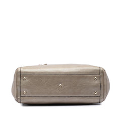 Gucci Metallic Grained Leather Bella Tote