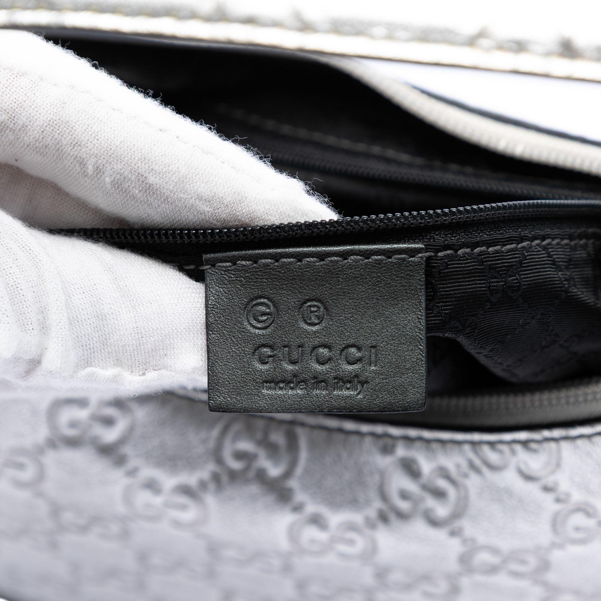 Gucci Metallic Guccissima Shoulder Bag