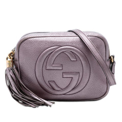 Gucci Metallic Leather Soho Disco Crossbody